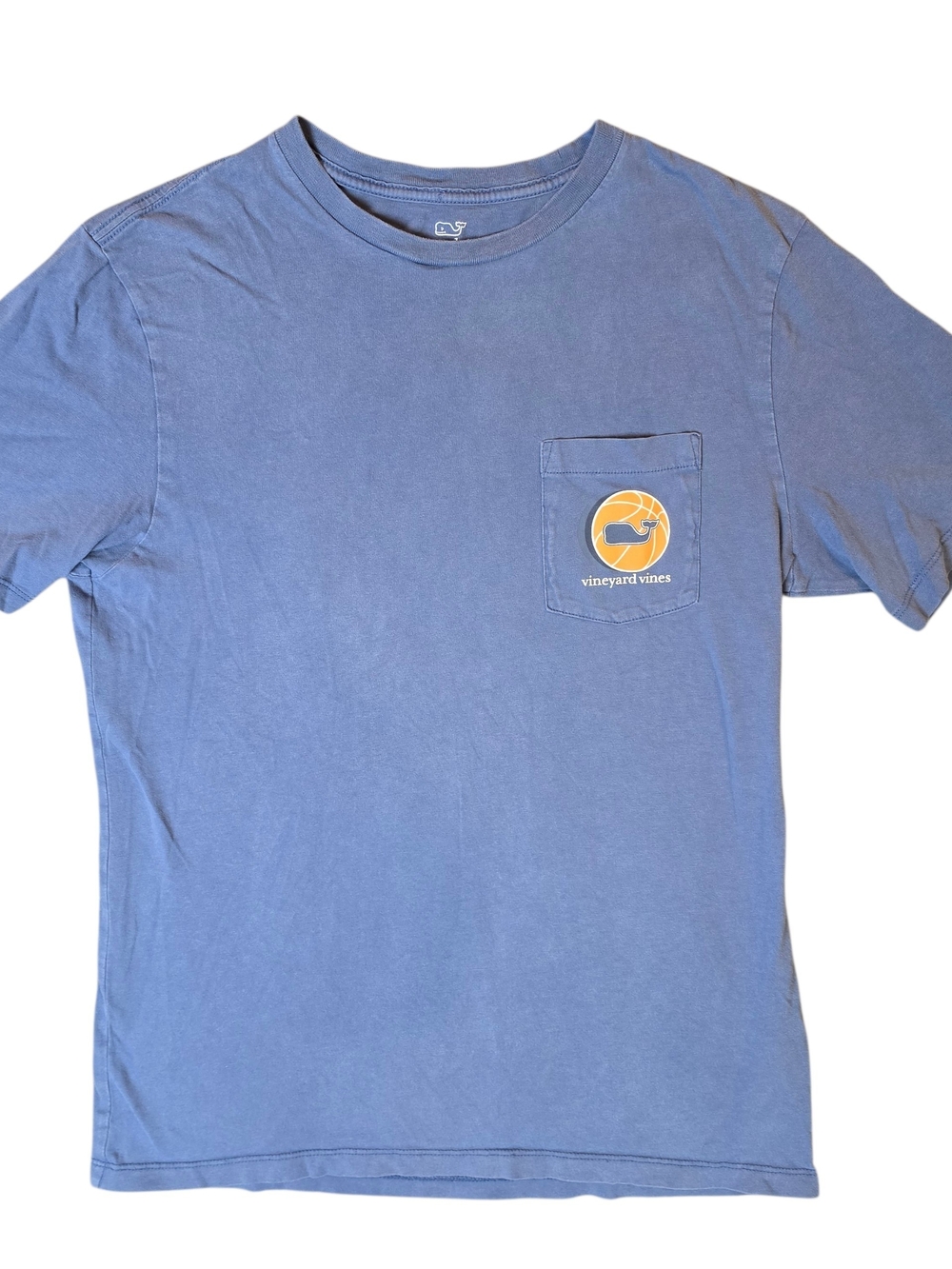 Vineyard Vines Men’s Shirt Small Blue Basketball Beach Nautical Preppy Comfort